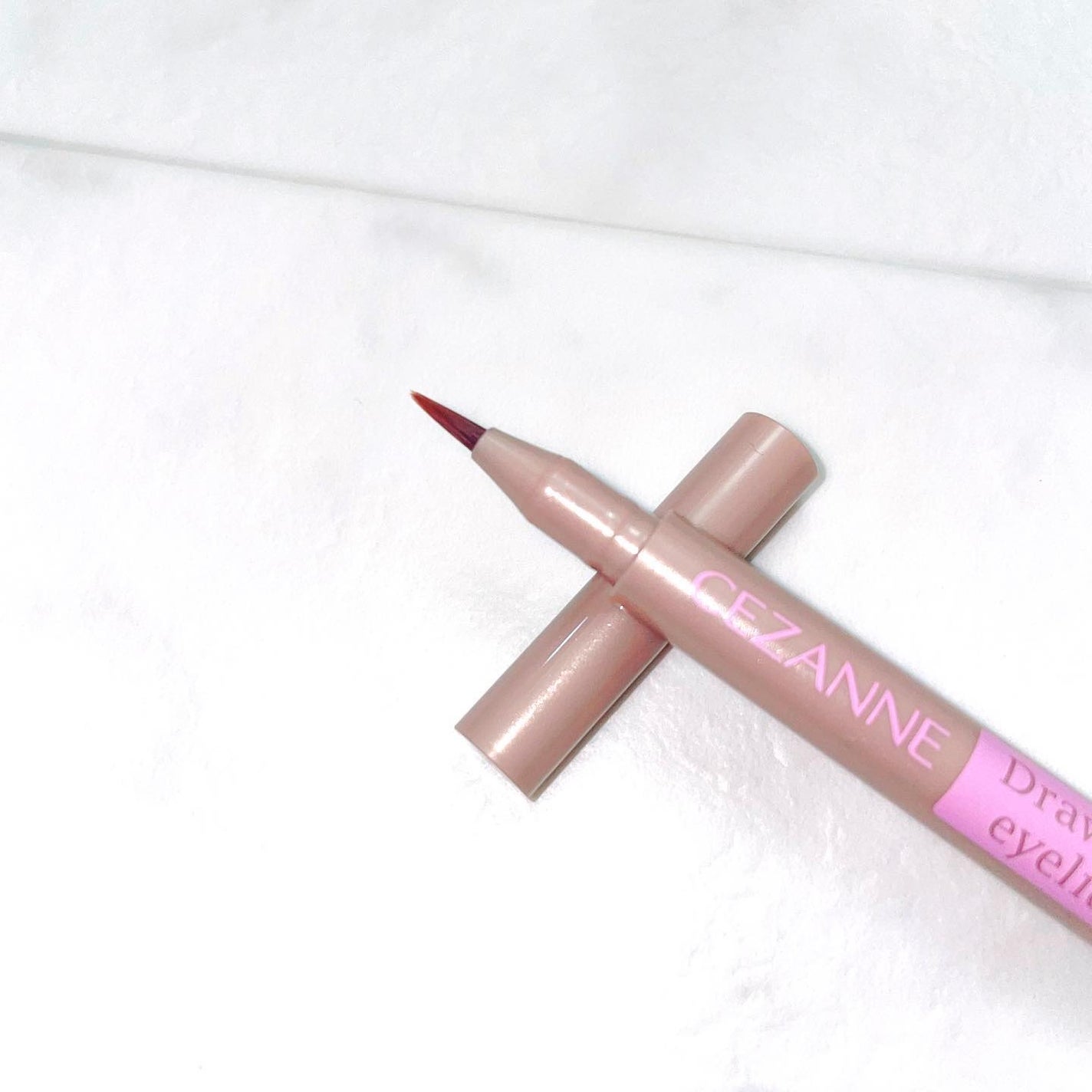 描くふたえアイライナー/CEZANNE/リキッドアイライナーを使ったクチコミ(3枚目)
