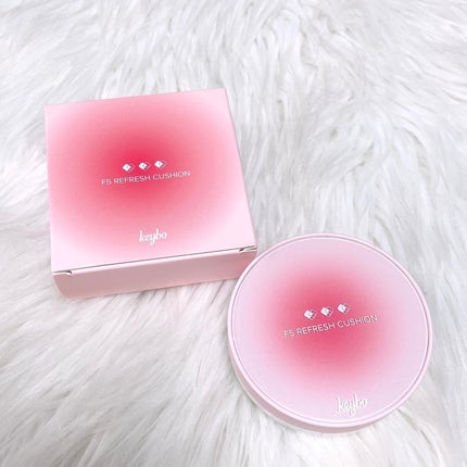 F5 リフレッシュクッション/keybo/クッションファンデーションを使ったクチコミ(5枚目)