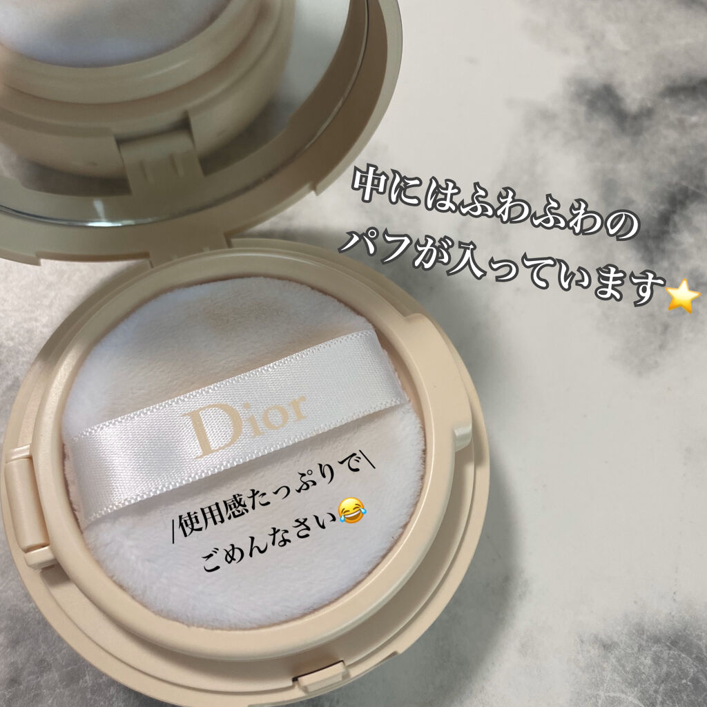 ディオールスキン フォーエヴァー クッション パウダー/Dior/ルースパウダーを使ったクチコミ（3枚目）