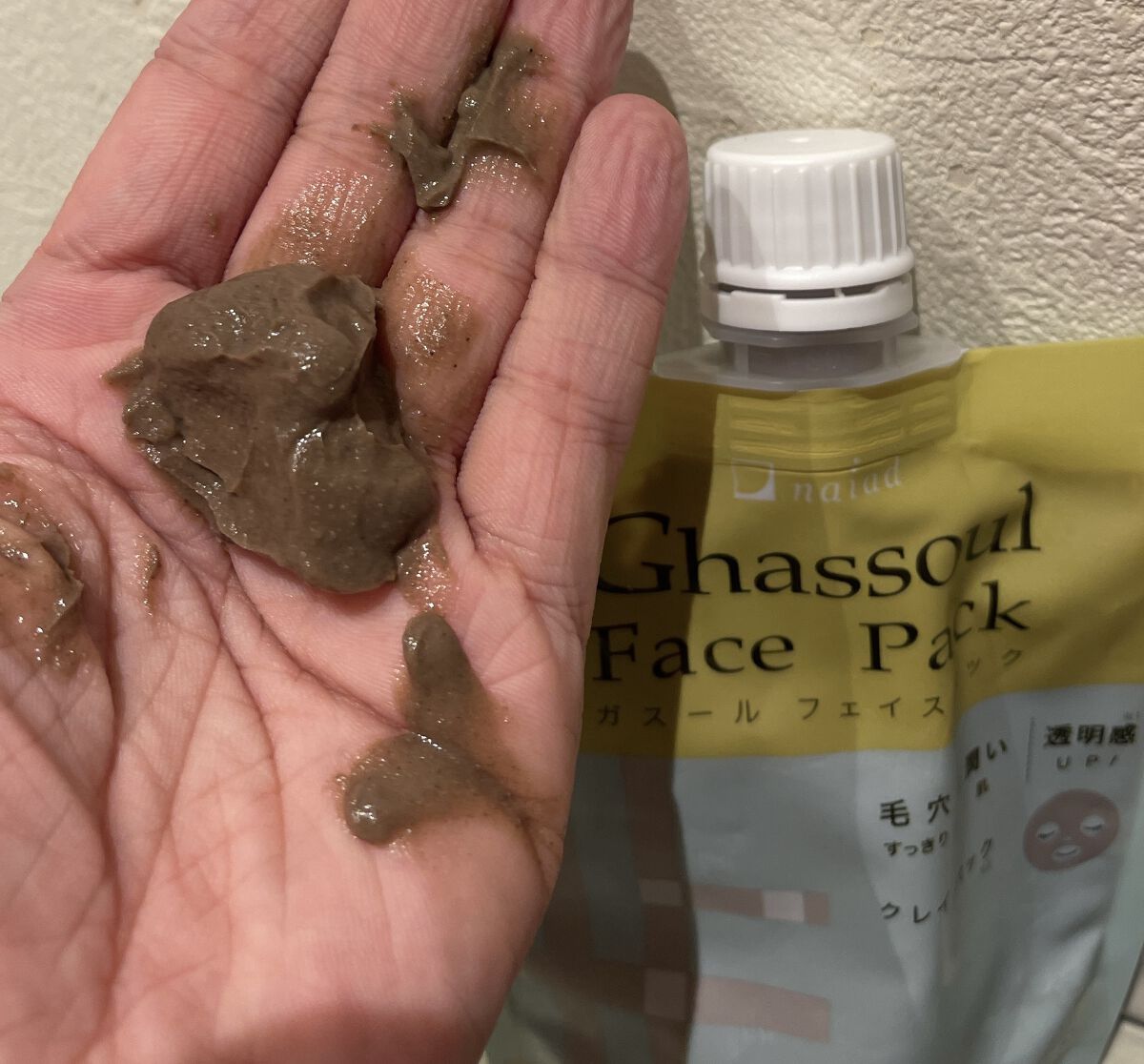 ガスール フェイスパック 170g/ナイアード/洗い流すパック・マスクを使ったクチコミ（2枚目）