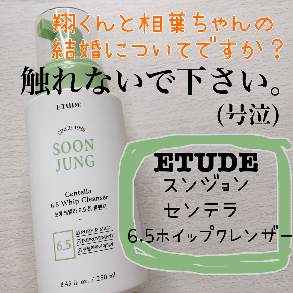 スンジョンセンテラ6.5ホイップクレンザー/ETUDE/泡洗顔を使ったクチコミ（1枚目）
