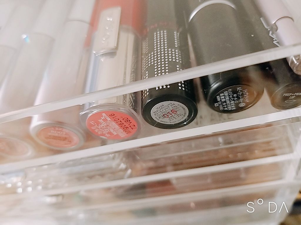 重なるアクリルケース２段引出・大/無印良品/その他化粧小物を使ったクチコミ（2枚目）