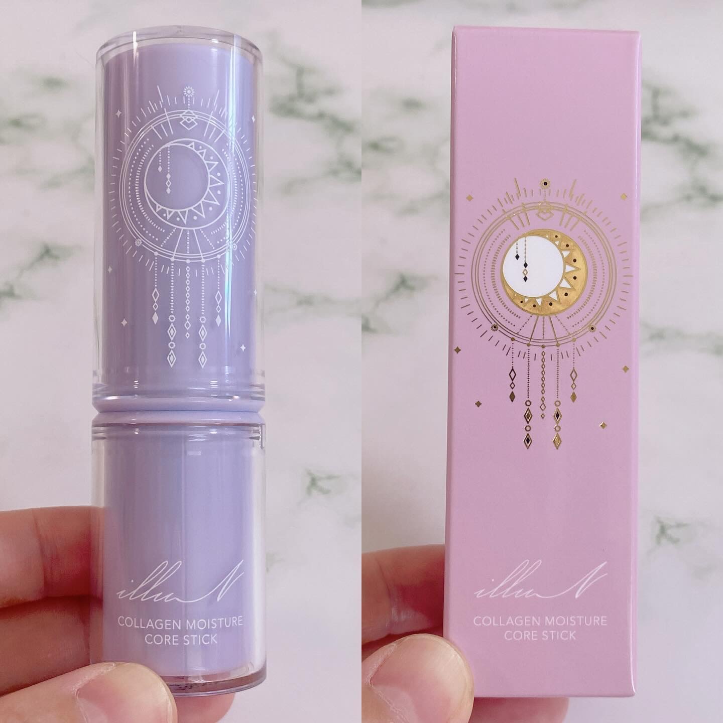 コラーゲンモイスチャーコアスティック/illuN/美容液を使ったクチコミ（2枚目）