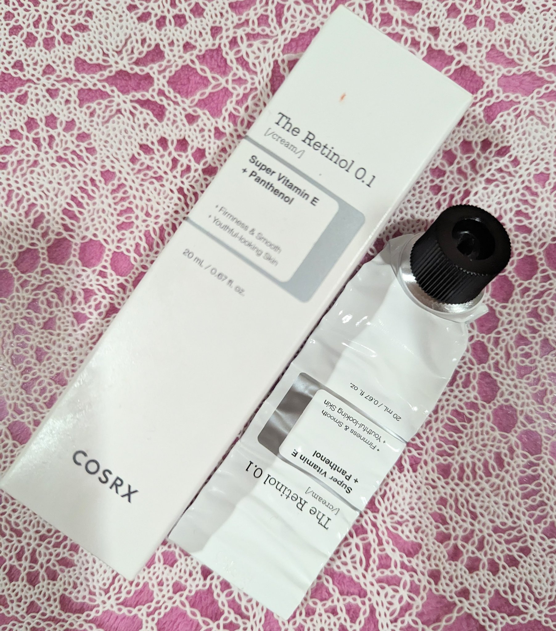 RXザ・レチノール0.1クリーム/COSRX/フェイスクリームを使ったクチコミ（1枚目）