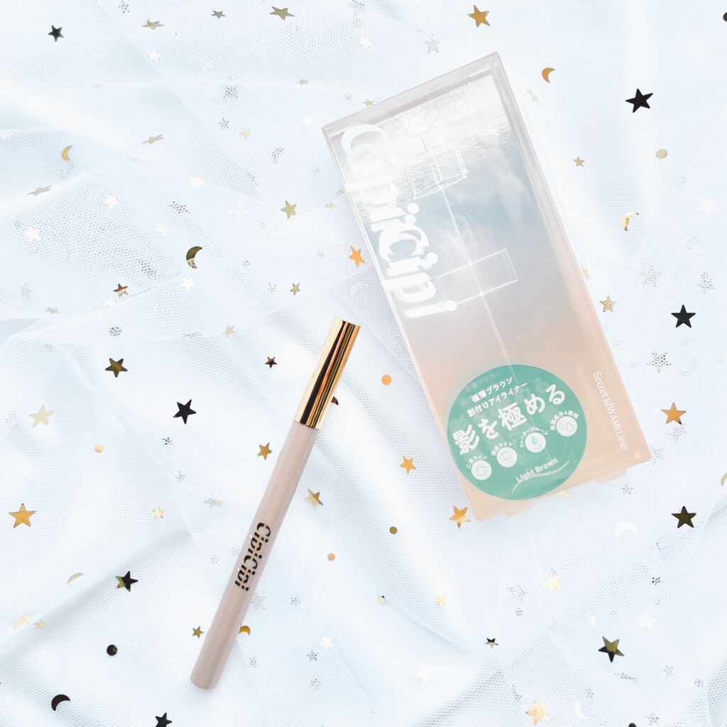 CipiCipi シークレットキワミライナー Rのクチコミ「影を仕込んでナチュラルに盛る♡
極薄ブラウンアイライナー！

⋈ ･･････････････.....」（1枚目）