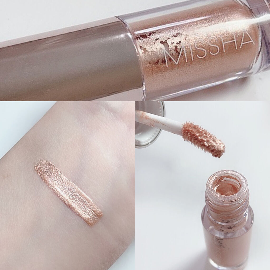 グリッタープリズム リキッド/MISSHA/グリッターを使ったクチコミ（2枚目）