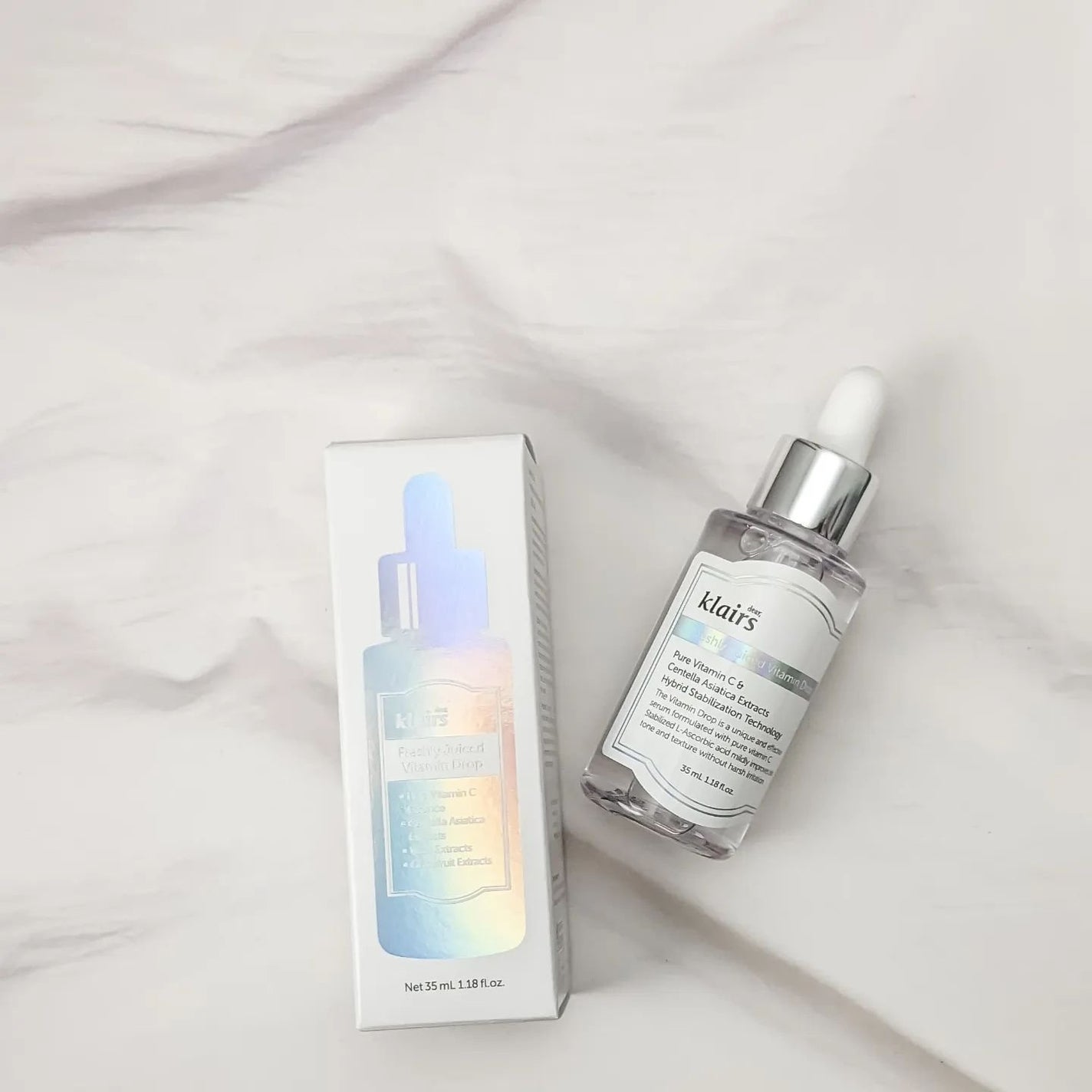 フレッシュリージュースドビタミンドロップ(35ml)/Klairs/美容液を使ったクチコミ(1枚目)