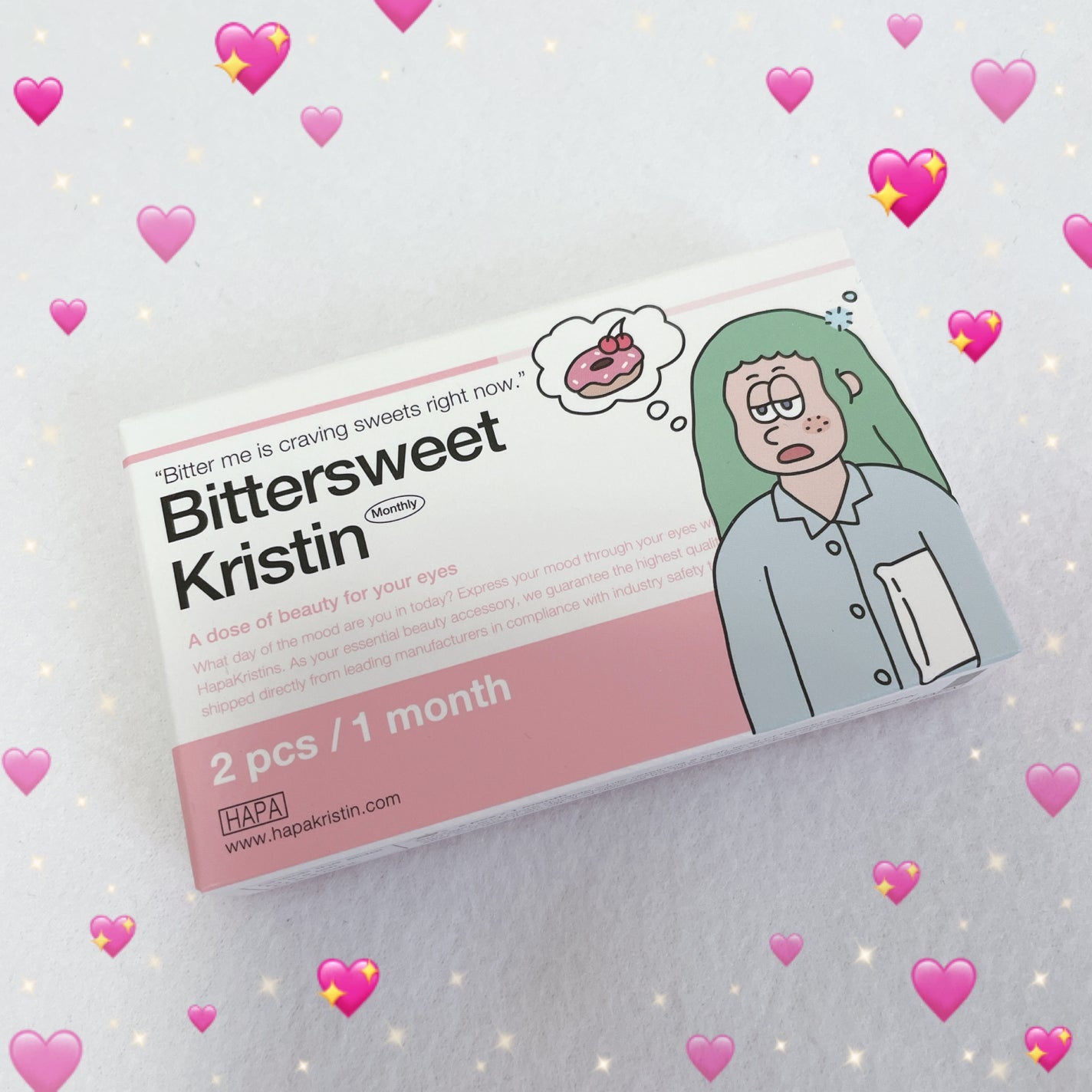 ビタースイートクリスティン/Hapa kristin/カラーコンタクトレンズを使ったクチコミ(4枚目)