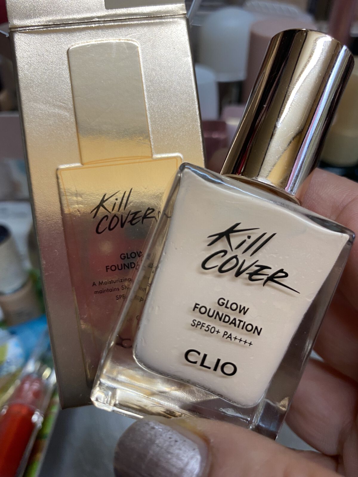 キルカバー グロウ ファンデーション 2.5 ivory/CLIO/リキッドファンデーションを使ったクチコミ（3枚目）