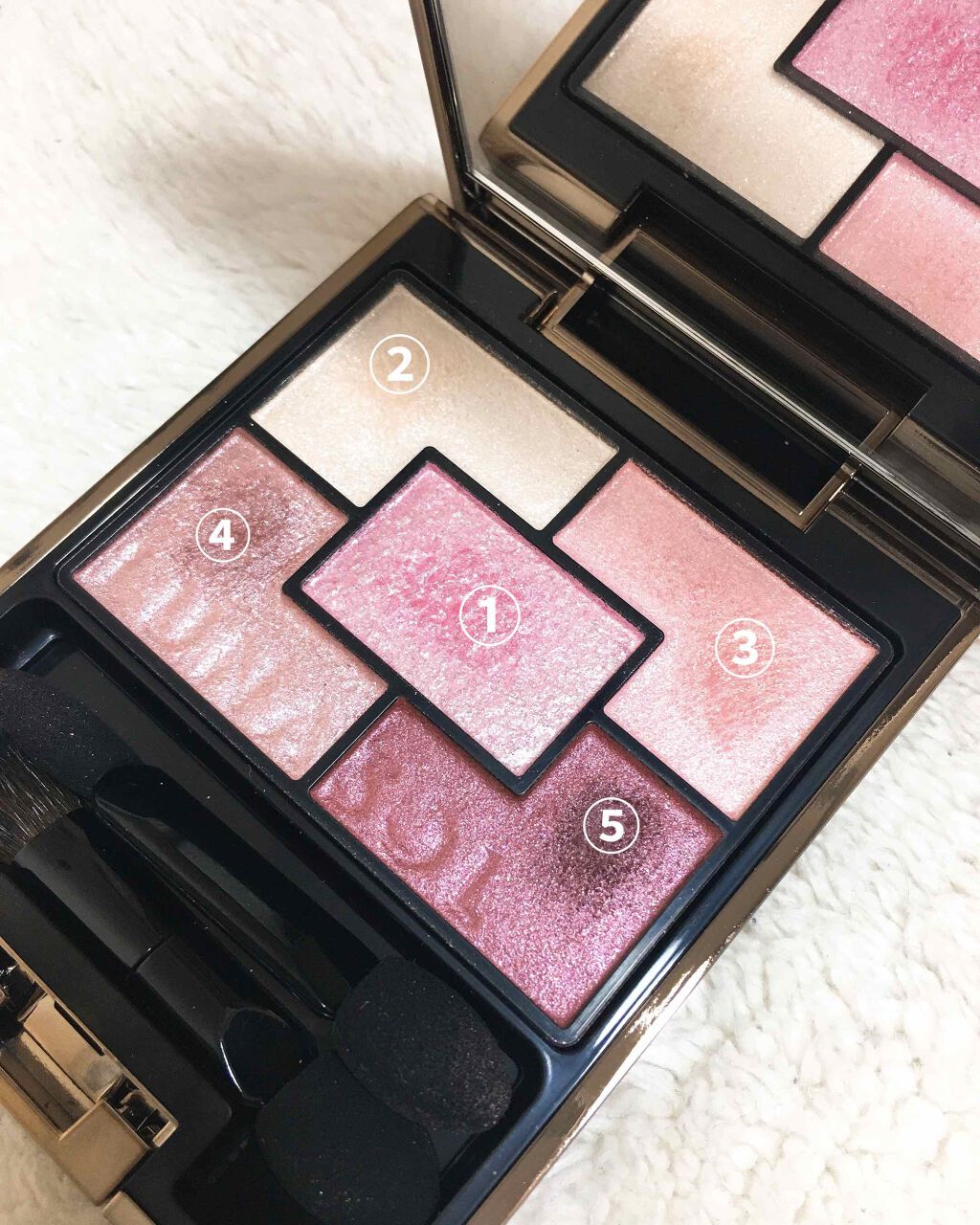 ジェミネイトアイズ N/LUNASOL/アイシャドウパレットを使ったクチコミ（1枚目）