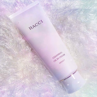 HACCI クレンジングオイルインクリームのクチコミ「【 #HACCI 】
オイルイン クレンジングクリーム

クレンジングジプシーの私、
使用して.....」（1枚目）