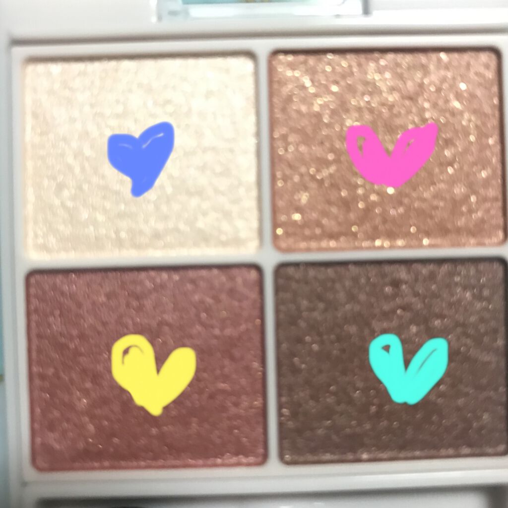 シルキースフレアイズ/キャンメイク/アイシャドウパレットを使ったクチコミ（2枚目）