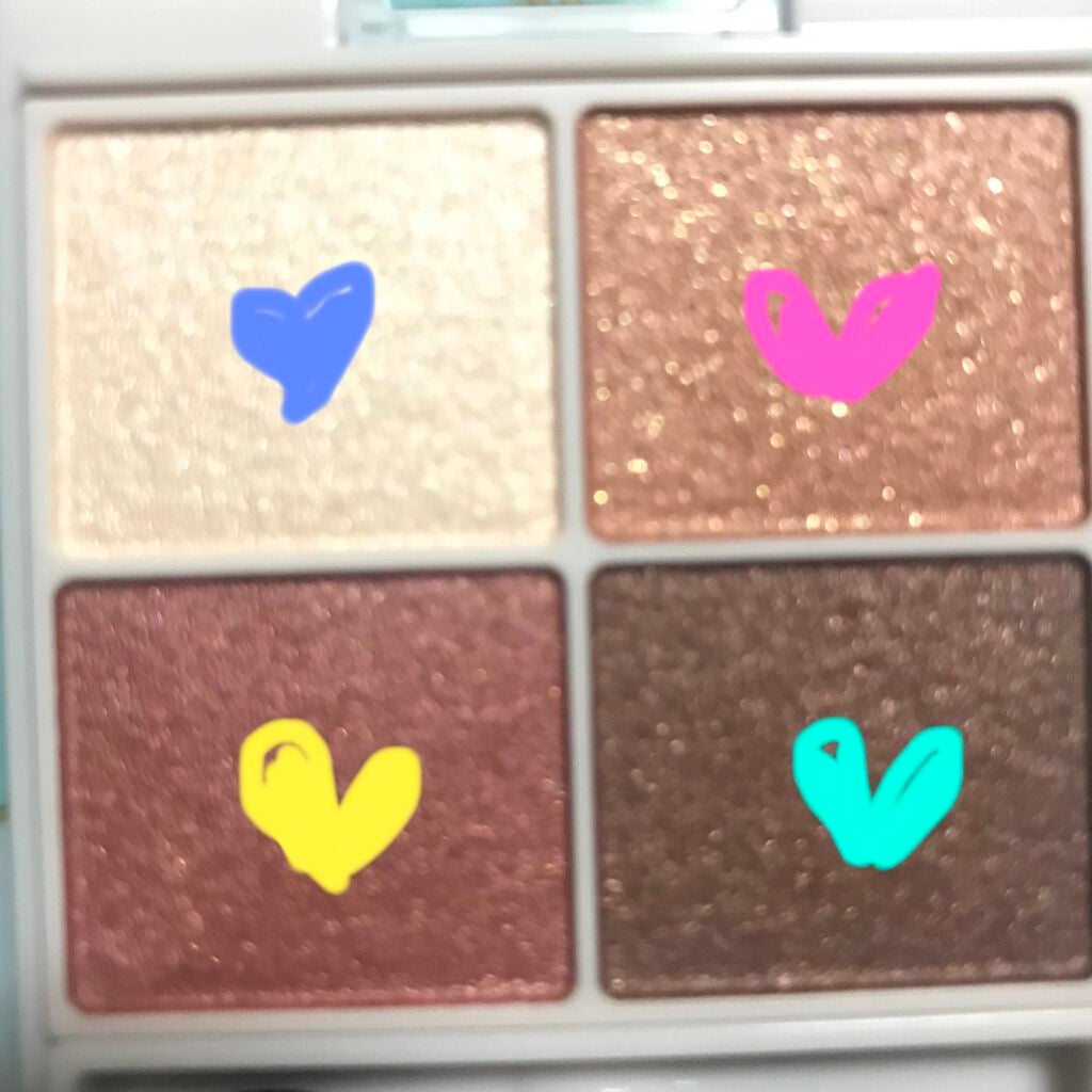 シルキースフレアイズ/キャンメイク/アイシャドウパレットを使ったクチコミ(2枚目)