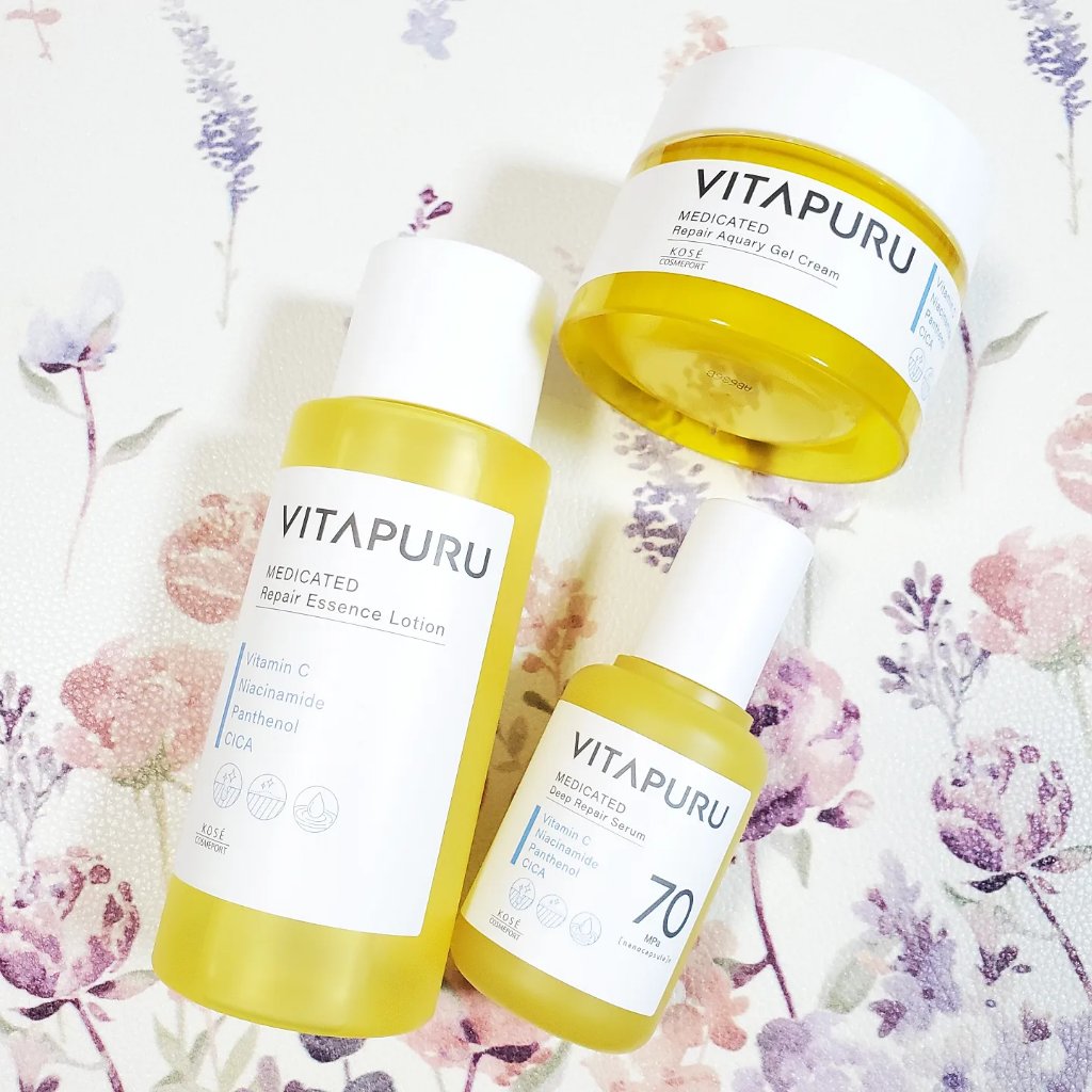 ビタプル リペアアクアリージェルクリーム/VITAPURU/フェイスクリームを使ったクチコミ（1枚目）