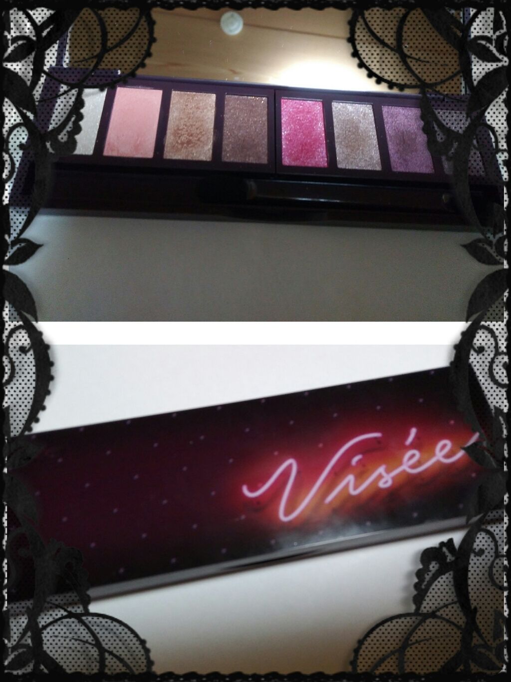 グラマラスリッチ アイパレット (クリスマスコフレ 2018)/Visée/メイクアップキットを使ったクチコミ（1枚目）