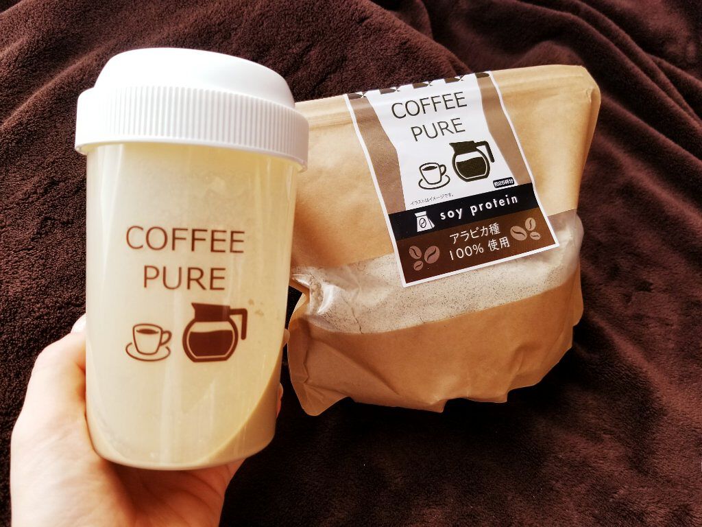 COFFEE PURE(ソイプロテイン)/ピュアパートナー/ソイプロテインを使ったクチコミ(5枚目)