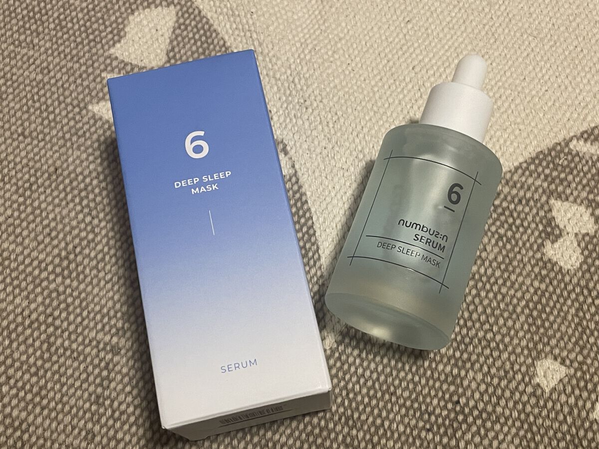6番  爆睡マスクパックセラム/numbuzin/美容液を使ったクチコミ（1枚目）