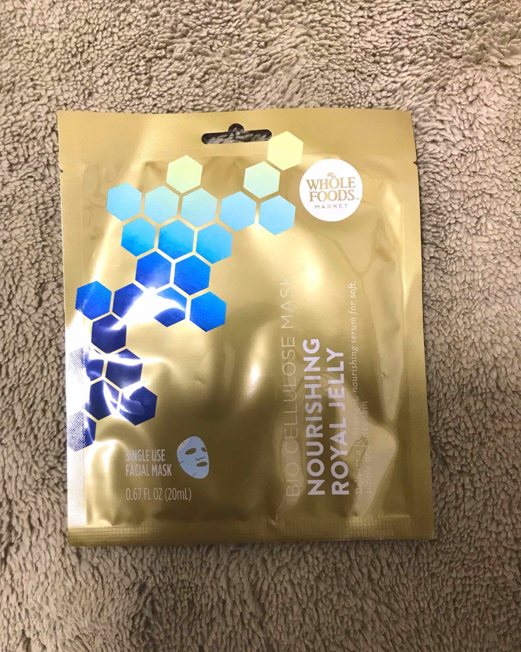 Cotton Cupra Facial Mask/Whole Foods Market/シートマスク・パックを使ったクチコミ(3枚目)