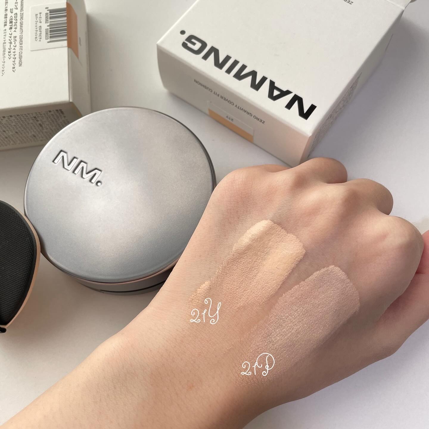 ネーミング ゼログラビティ カバーフィットクッション/NAMING./クッションファンデーションを使ったクチコミ（2枚目）