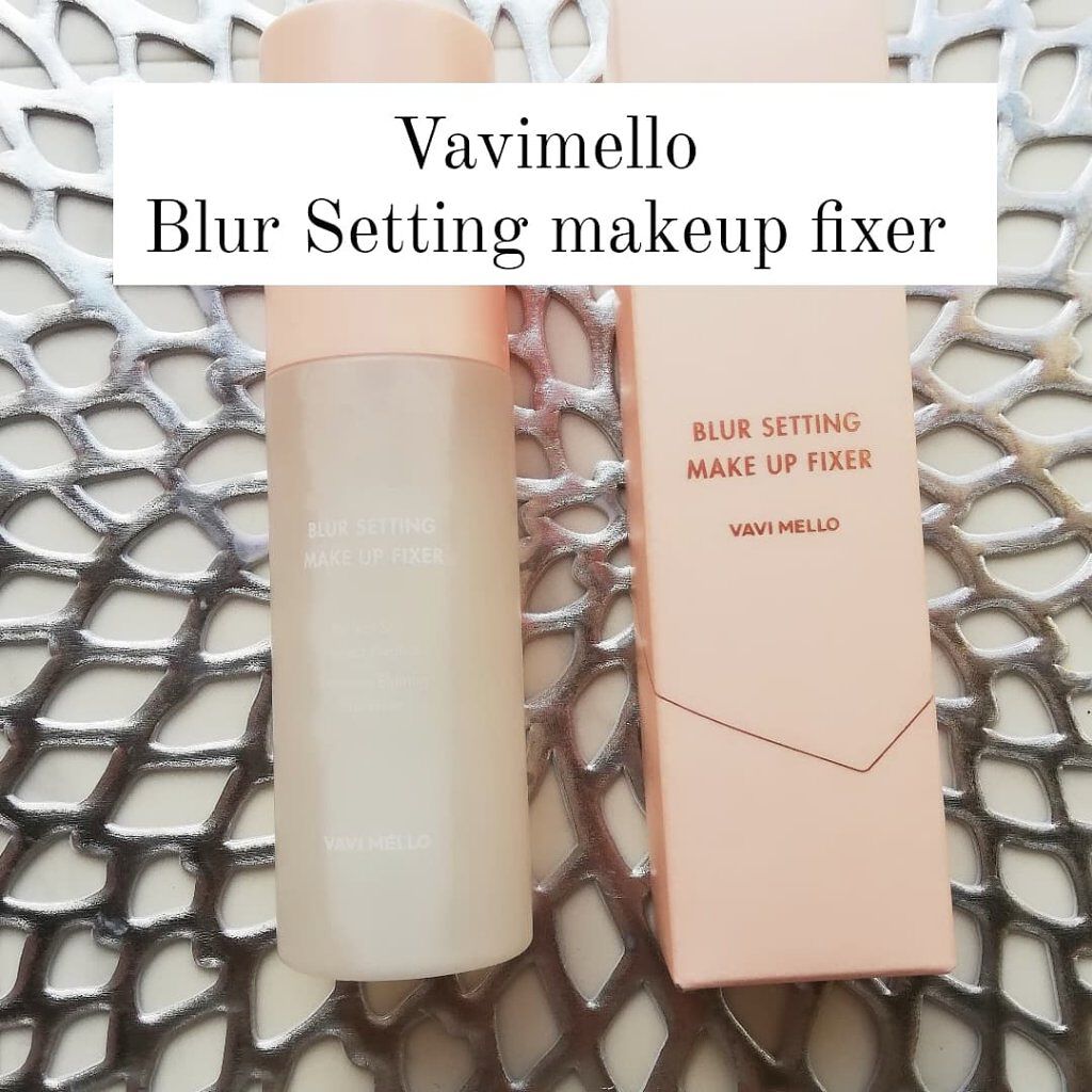 ブラーセッティングメイクアップフィクサー/VAVI MELLO/フィックスミストを使ったクチコミ（2枚目）