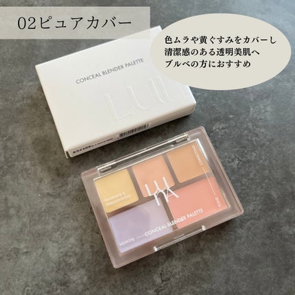 コンシールブレンダーパレット/LUNA/パレットコンシーラーを使ったクチコミ(4枚目)