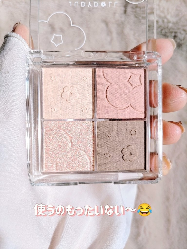 ふんわりロマンスアイズ/JUDYDOLL/アイシャドウパレットを使ったクチコミ(3枚目)