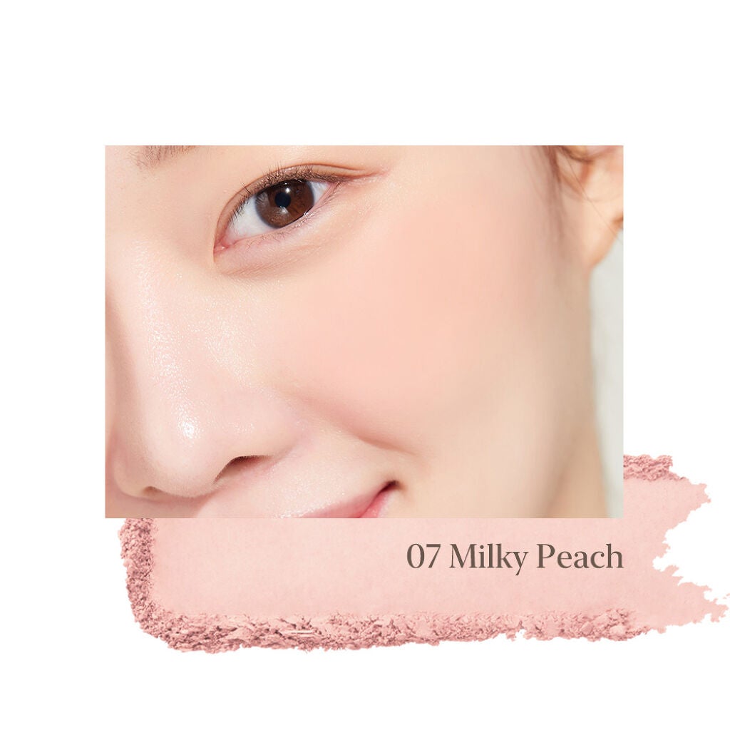 ピュア ブラッシュド サンシャイン チーク/PERIPERA/パウダーチークを使ったクチコミ(7枚目)