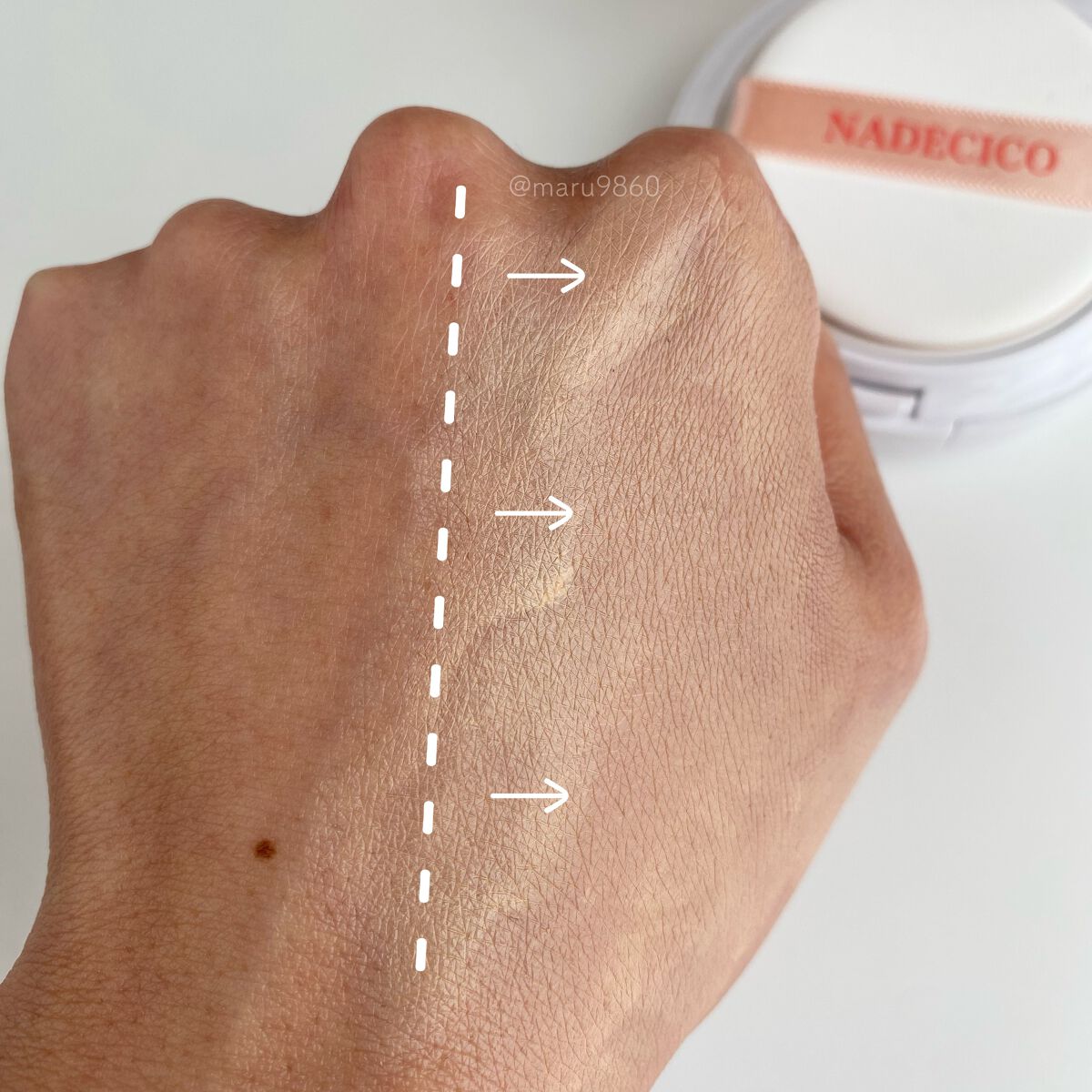 ナデシコファンデーションSP/NADECICO/クッションファンデーションを使ったクチコミ(5枚目)