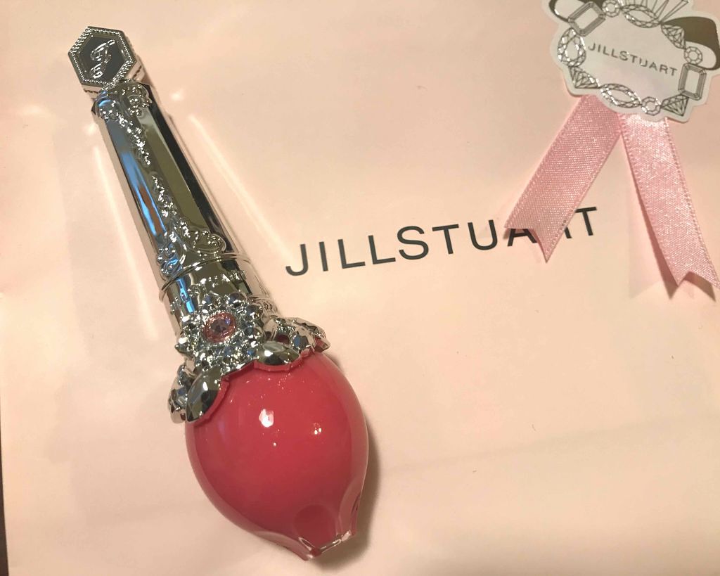 フォーエヴァージューシー オイルルージュ 05 apricot dream/JILL STUART/口紅を使ったクチコミ（1枚目）
