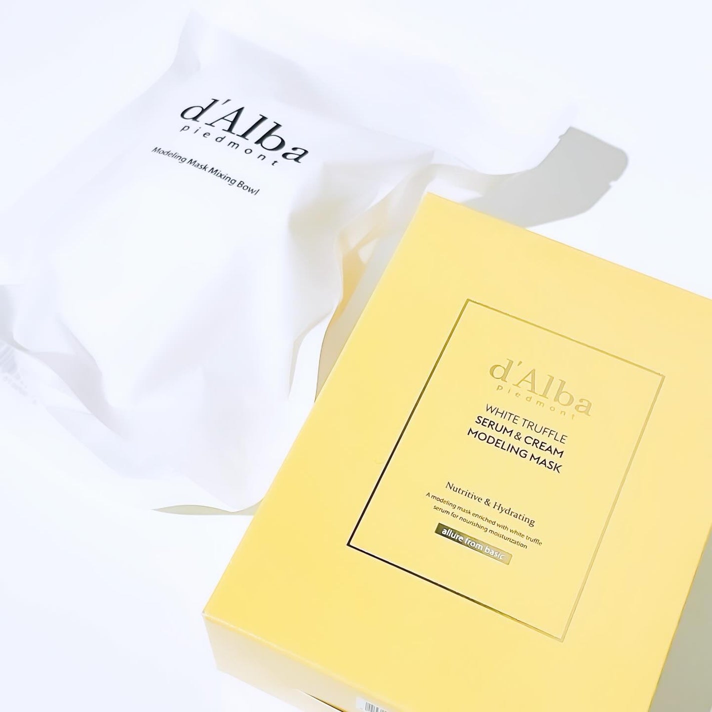WHITE TRUFFLE SERUM & CREAM MODELING MASK/ダルバ/その他スキンケアを使ったクチコミ(4枚目)
