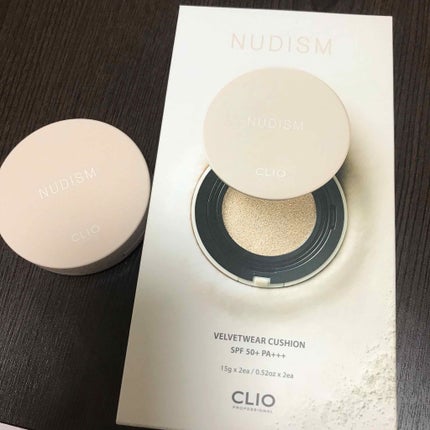 ヌーディズム ベルベットウェアー クッション/CLIO/クッションファンデーションを使ったクチコミ(1枚目)
