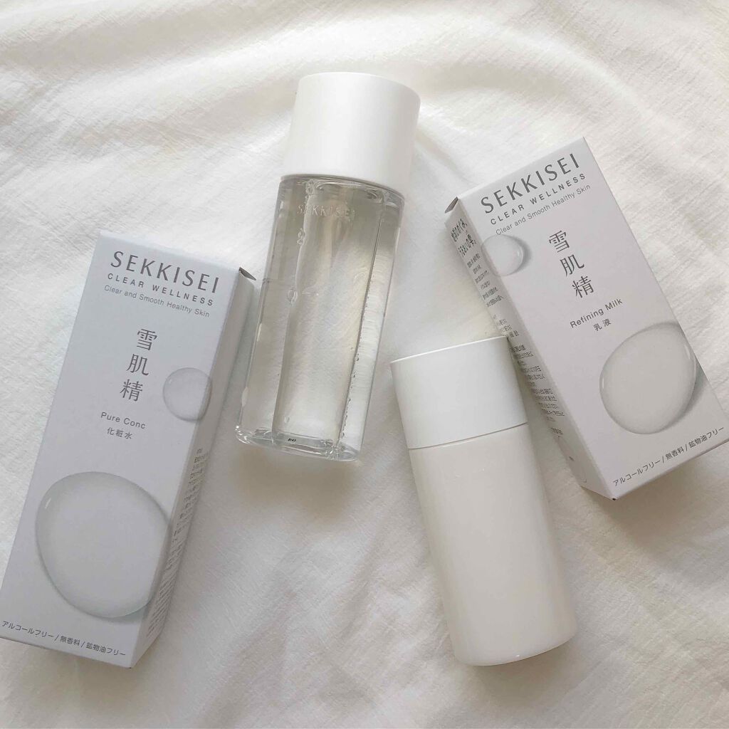 クリアウェルネス リファイニング ミルク/雪肌精/乳液を使ったクチコミ（1枚目）
