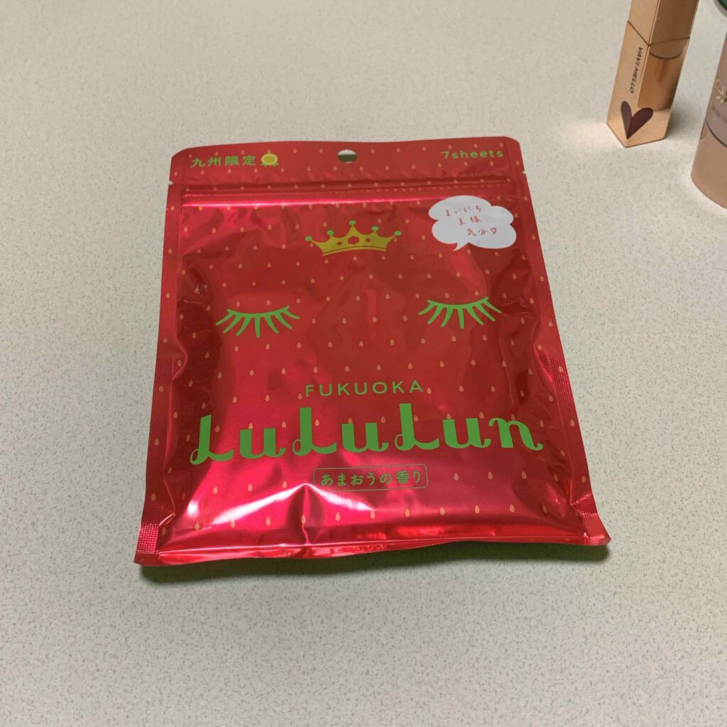 九州ルルルン（あまおうの香り）/ルルルン/シートマスク・パックを使ったクチコミ（1枚目）