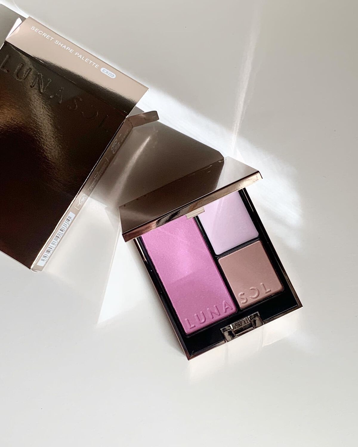 シークレットシェイプパレット/LUNASOL/パウダーチークを使ったクチコミ(1枚目)
