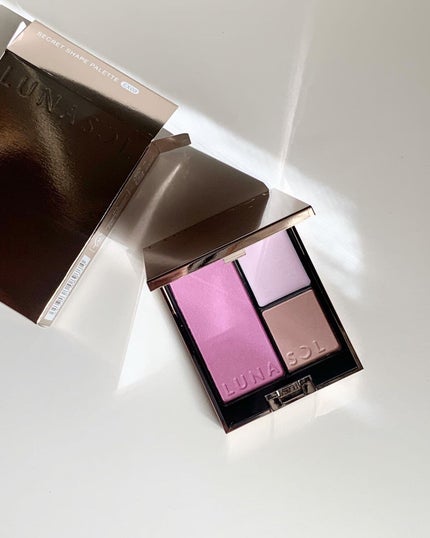 シークレットシェイプパレット EX03 Frozen Flower/LUNASOL/パウダーチークの画像