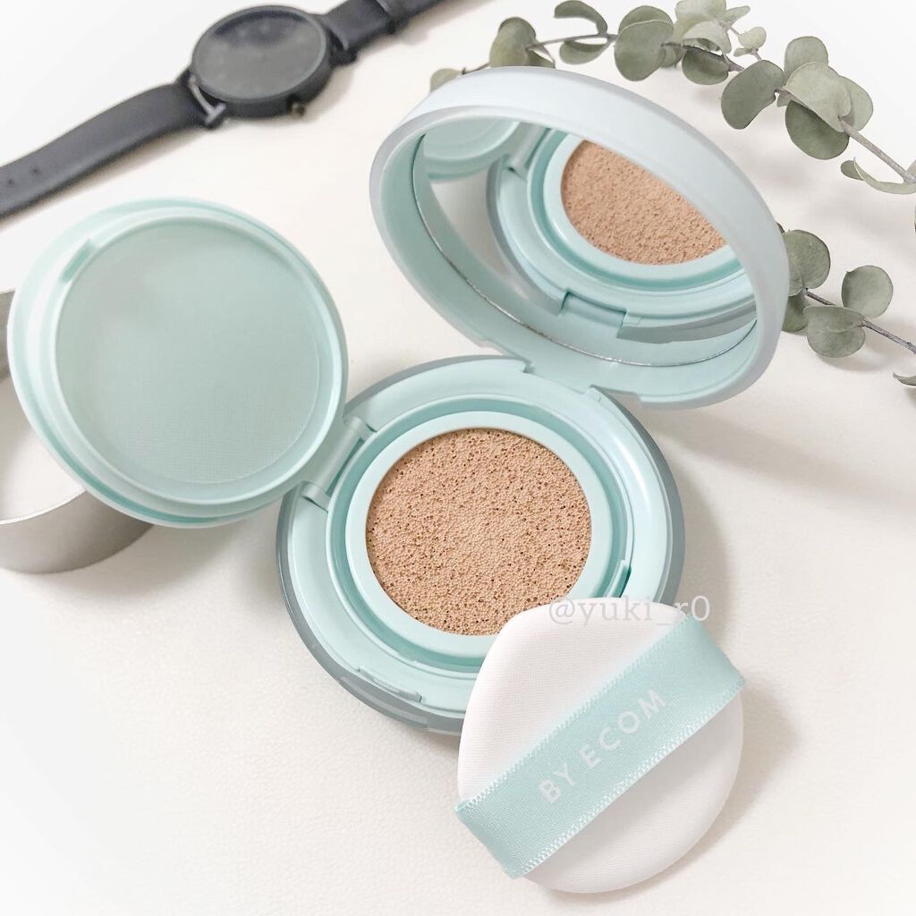 ピュアカーミングシカ クッションファンデーション/BY ECOM/クッションファンデーションを使ったクチコミ（2枚目）