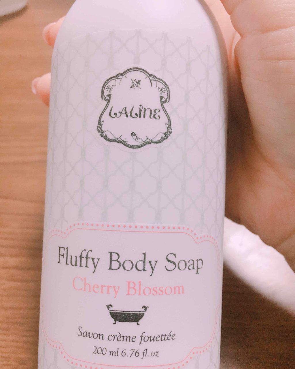 フラッフィーボディソープ チェリーブロッサム/Laline/ボディソープを使ったクチコミ（1枚目）