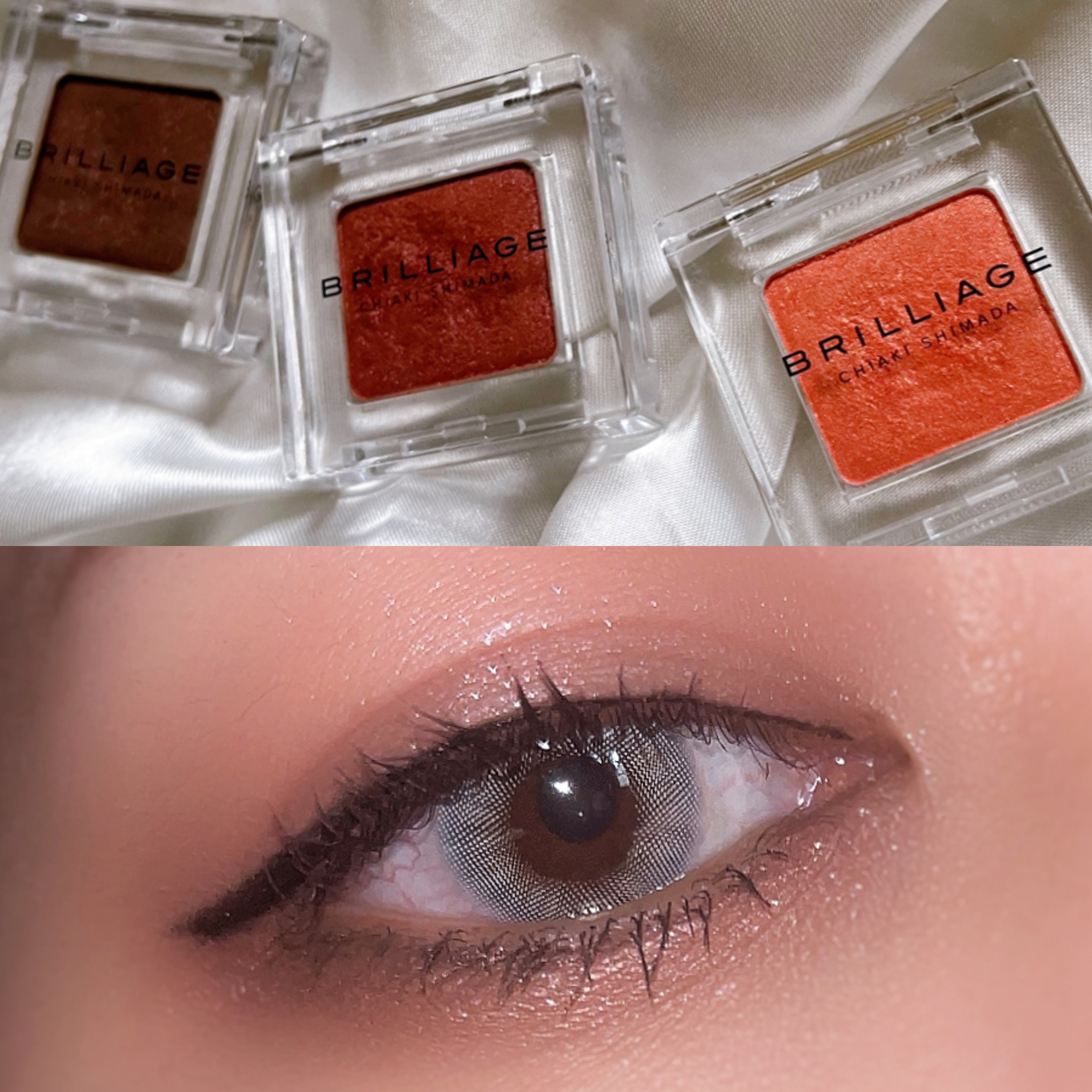 ワンダークリエイション  A05-スカーレット/ブリリアージュ/単色アイシャドウを使ったクチコミ（1枚目）