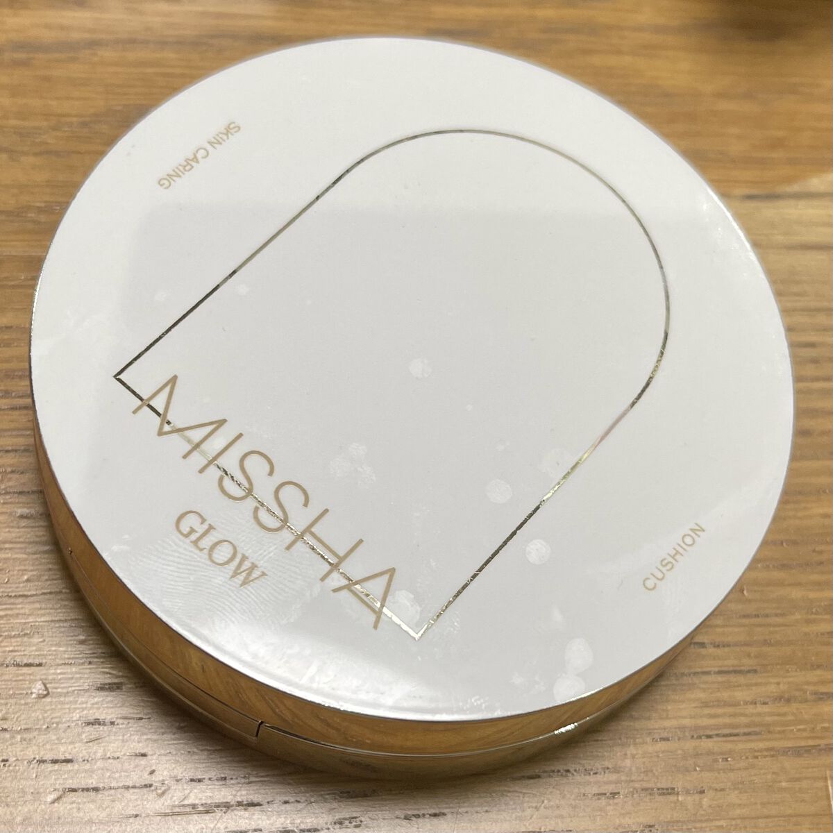 グロウ クッション ライト ＜ライトタイプ＞ NO.23　自然なミディアムベージュ/MISSHA/クッションファンデーションを使ったクチコミ（1枚目）