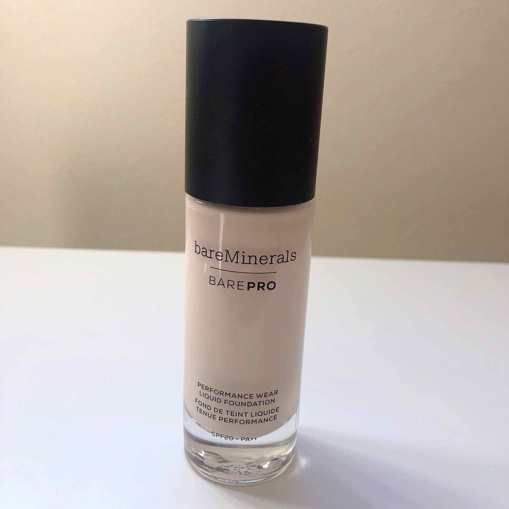 ベアプロ リキッド ファンデーション フェア 01/bareMinerals/リキッドファンデーションを使ったクチコミ（1枚目）