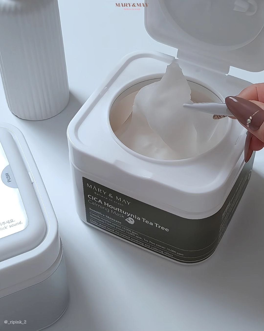 シカドクダミ+ティーツリーカーミングマスク/MARY&MAY/シートマスク・パックを使ったクチコミ(9枚目)