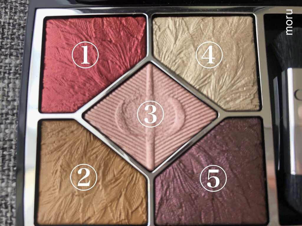 サンク クルール クチュール＜バーズ オブ ア フェザー＞ 659 アーリー バード/Dior/アイシャドウパレットを使ったクチコミ（2枚目）