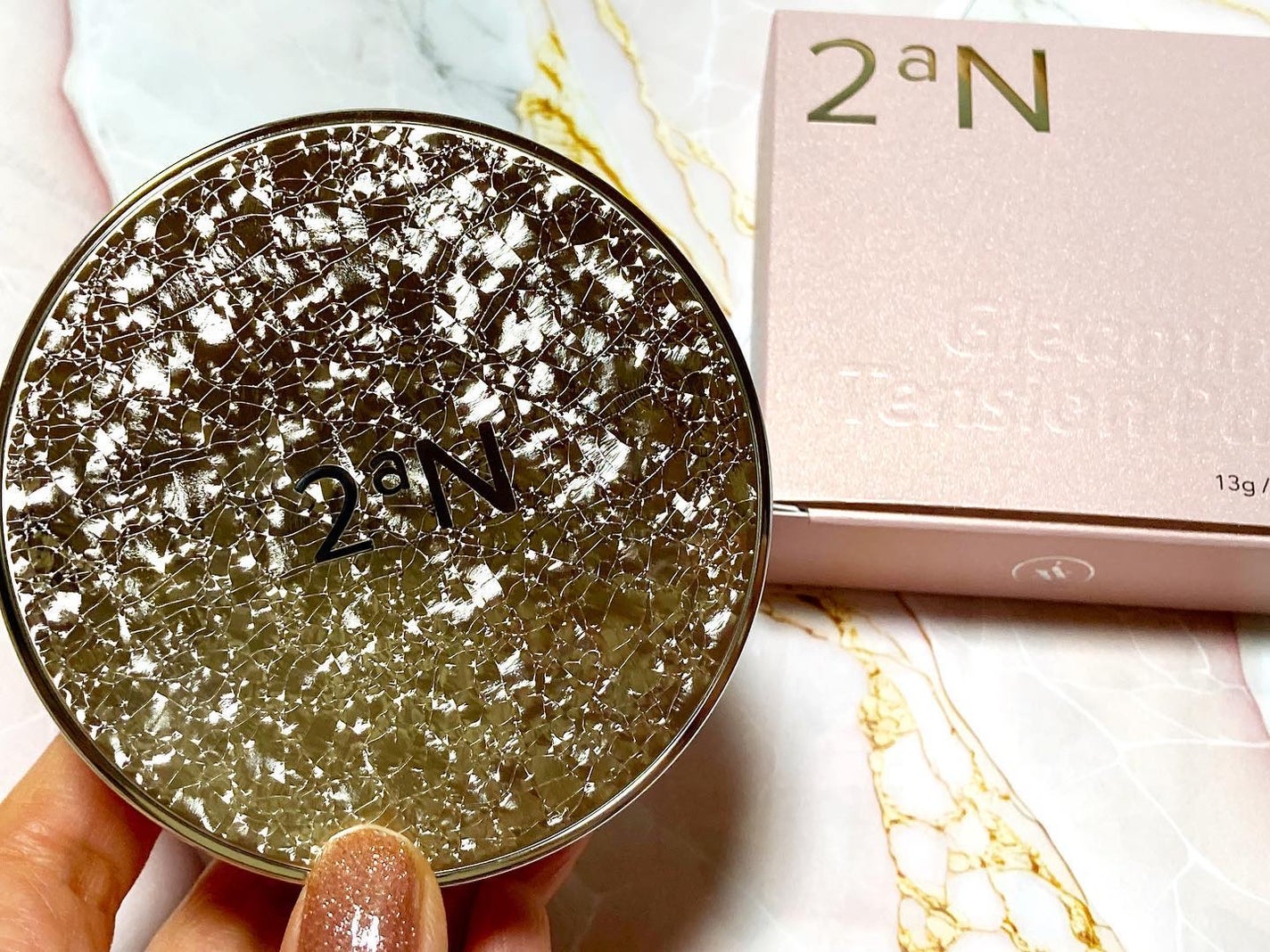 グリーミングテンションパクト/2aN/クリーム・エマルジョンファンデーションを使ったクチコミ(2枚目)