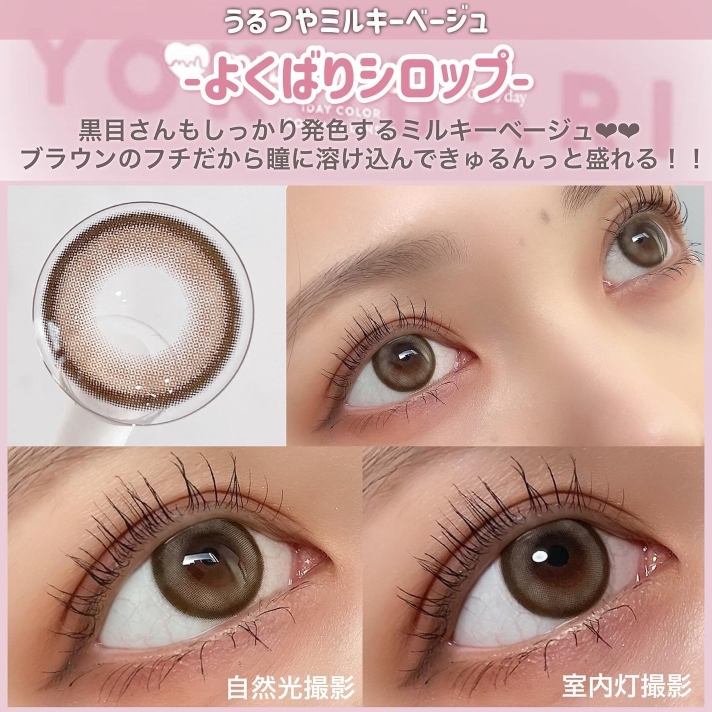 エバーカラーワンデーミリモア/エバーカラー/ワンデー(1DAY)カラコンを使ったクチコミ(2枚目)