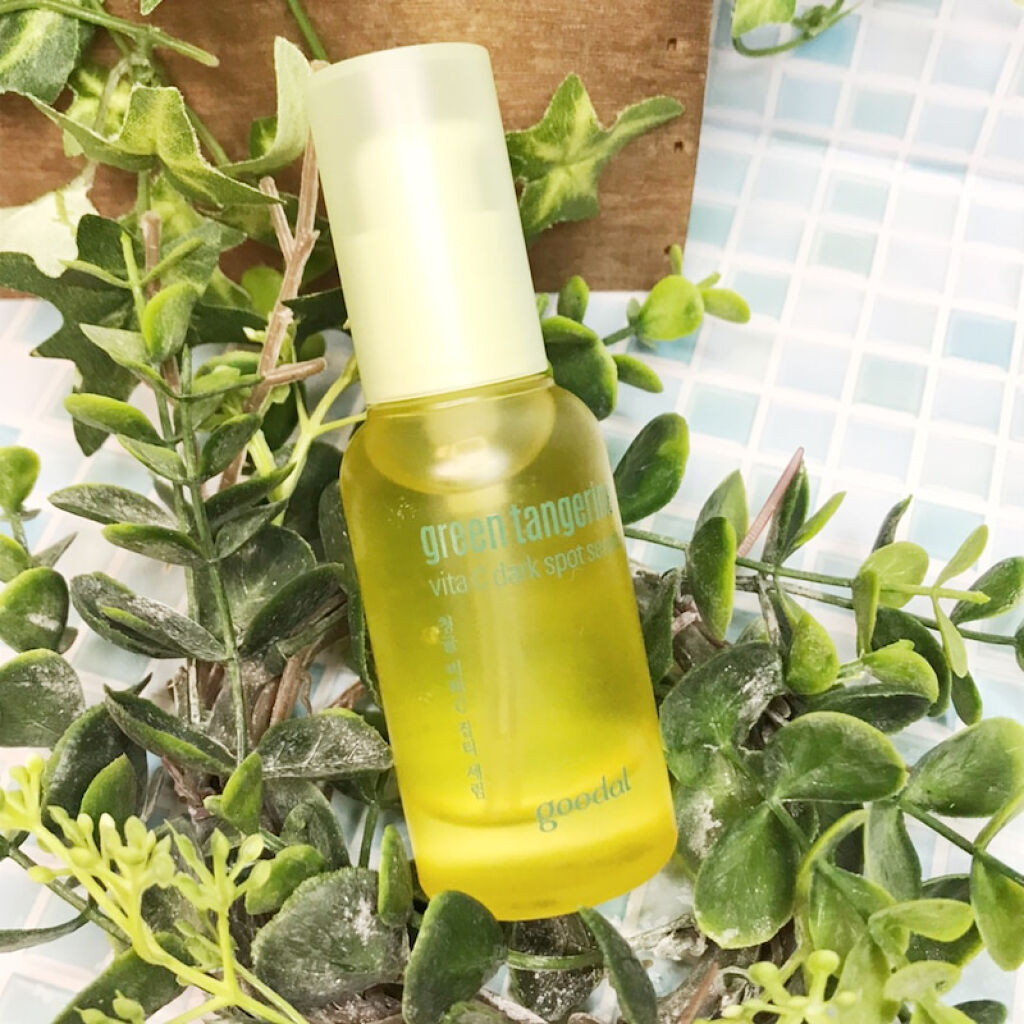 グリーンタンジェリン ビタC ダークスポットケアセラム/goodal/美容液を使ったクチコミ（3枚目）