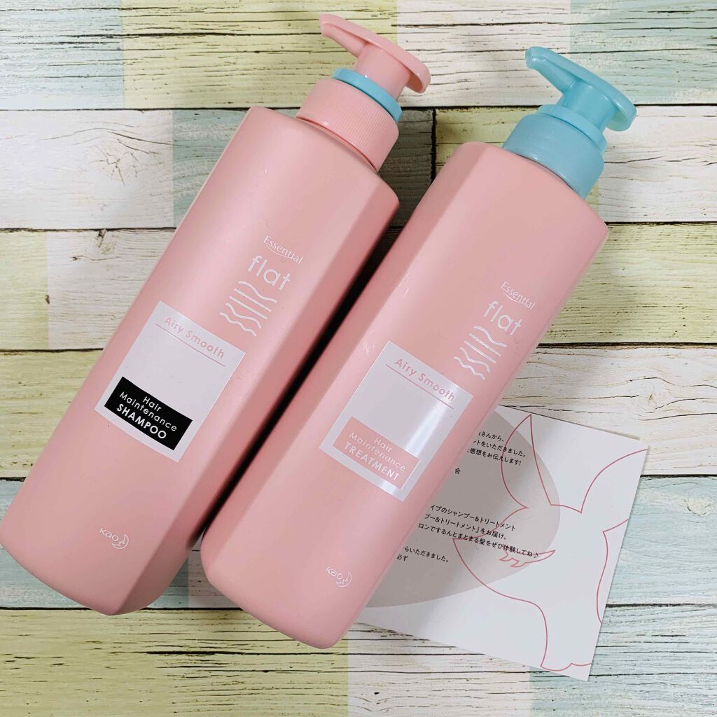 エアリースムースシャンプー／トリートメント/エッセンシャル flat/シャンプー・コンディショナーを使ったクチコミ（1枚目）