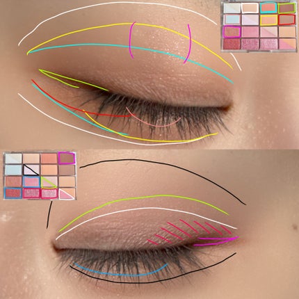 ソフトブラーリングアイパレット/wakemake/アイシャドウパレットを使ったクチコミ(8枚目)