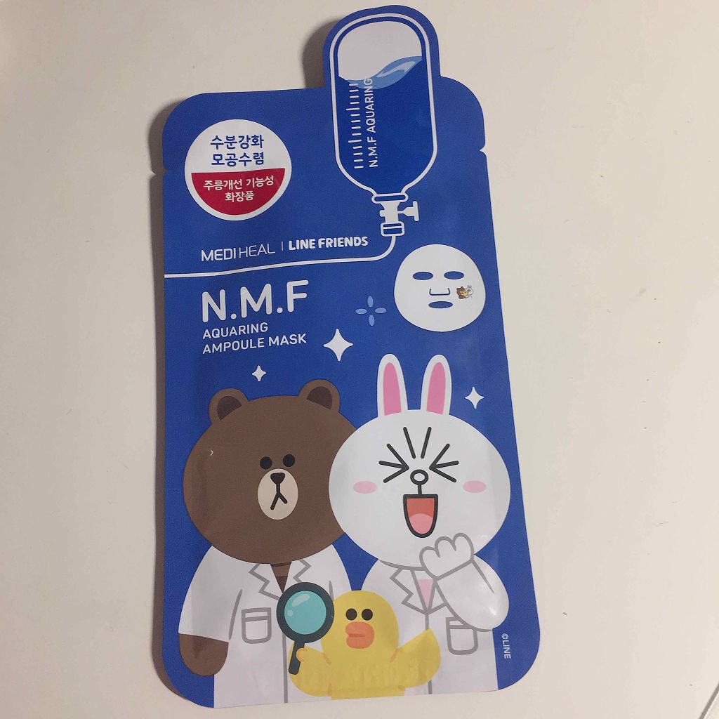 N.M.FアクアアンプルマスクJEX/MEDIHEAL/シートマスク・パックを使ったクチコミ（1枚目）