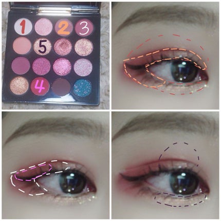 大英博物館 エジプトシリーズ アイシャドウパレット/ZEESEA/アイシャドウパレットを使ったクチコミ(3枚目)