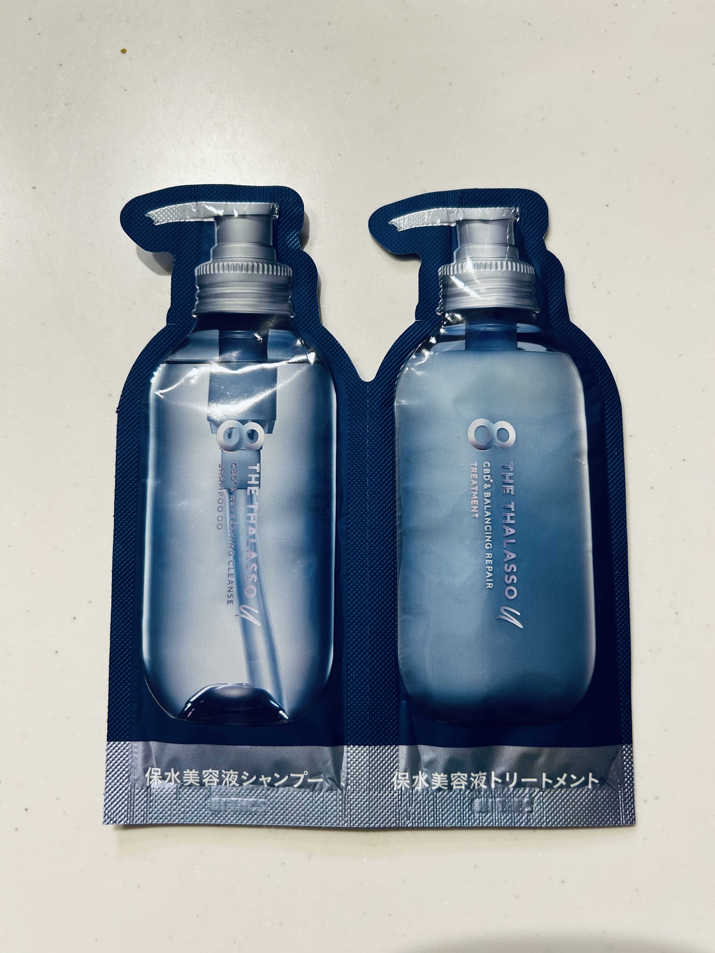 エイトザタラソ ユー CBD＆リフレッシング クレンズ 美容液シャンプー／CBD＆バランシング ダメージリペア 美容液ヘアトリートメント/エイトザタラソ/市販シャンプーを使ったクチコミ（1枚目）